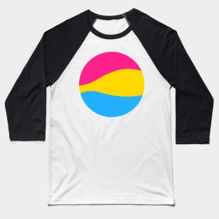 Pansexual Waves Circle Baseball T-Shirt